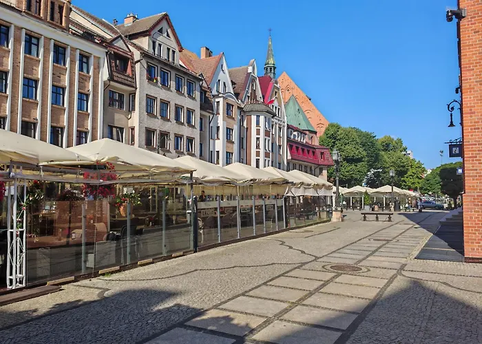 Hall Bliss - Premium Z Balkonem I Widokiem Na Ratusz Apartament Kołobrzeg