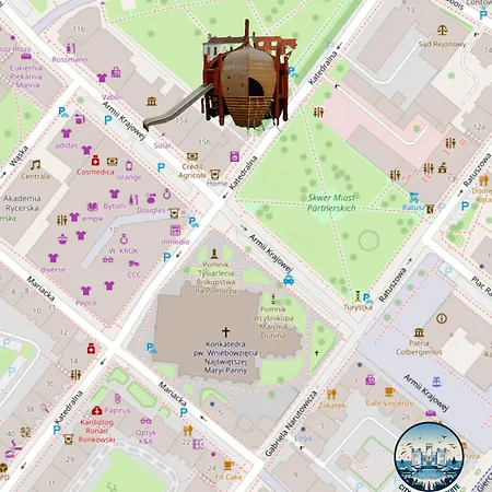 아파트 Hall Bliss - Premium Z Balkonem I Widokiem Na Ratusz 코워브제크